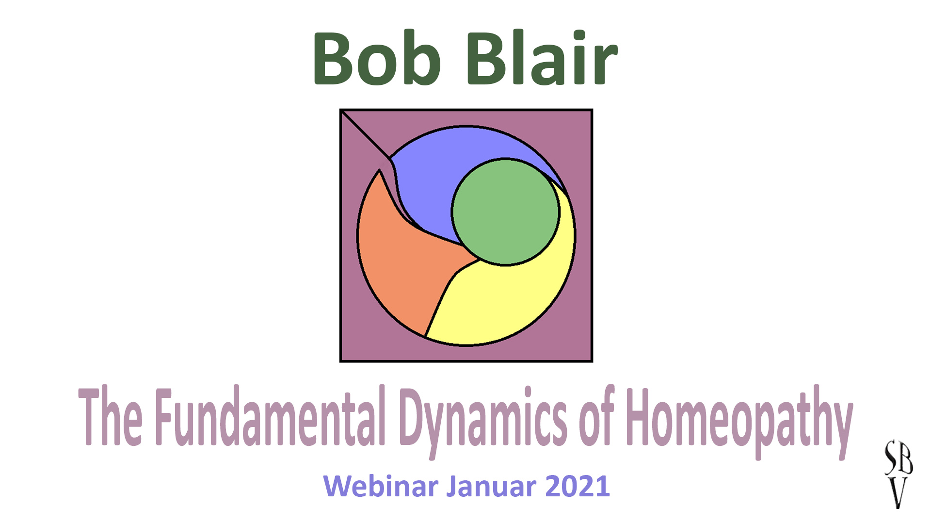 Bob Blair Webinar 01-2021 Fundamental dynamics homoeopathy